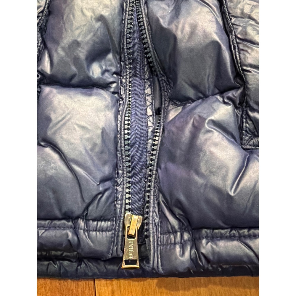 Polo Ralph Lauren Kids Navy Blue Quilted Down Puffer Jacket Size M 8-10 - Picture 9 of 10